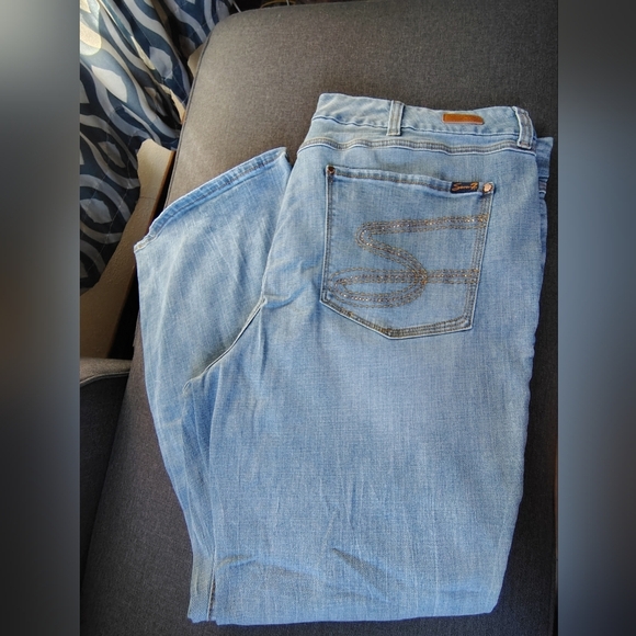 Seven7 Jeans -tummyless Flare Size 28W - Picture 1 of 11